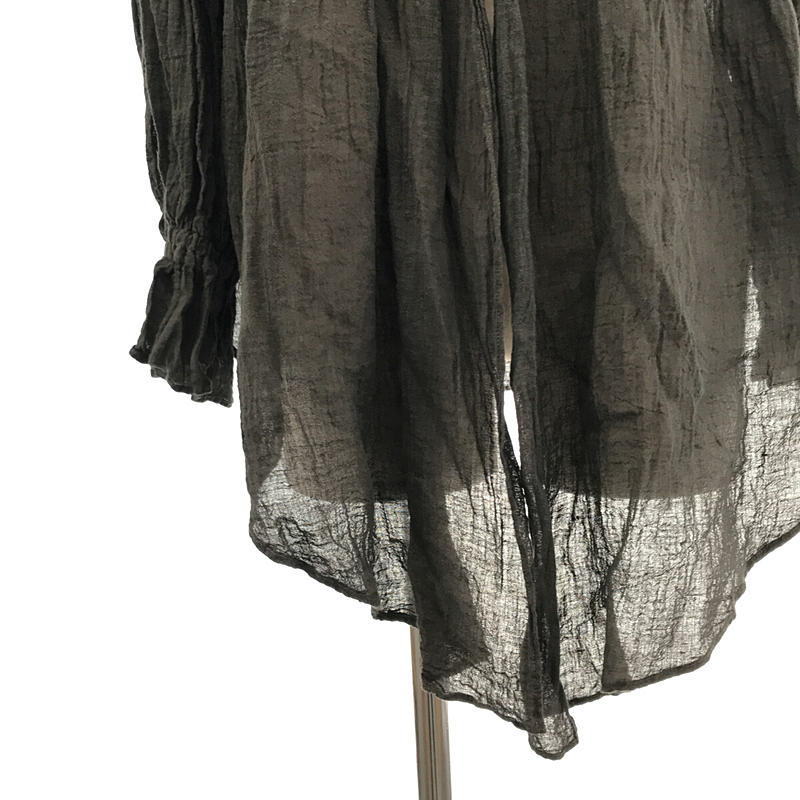 enrica / エンリカ enrica ギャザーボリュームスリーブブラウス ボタニカル