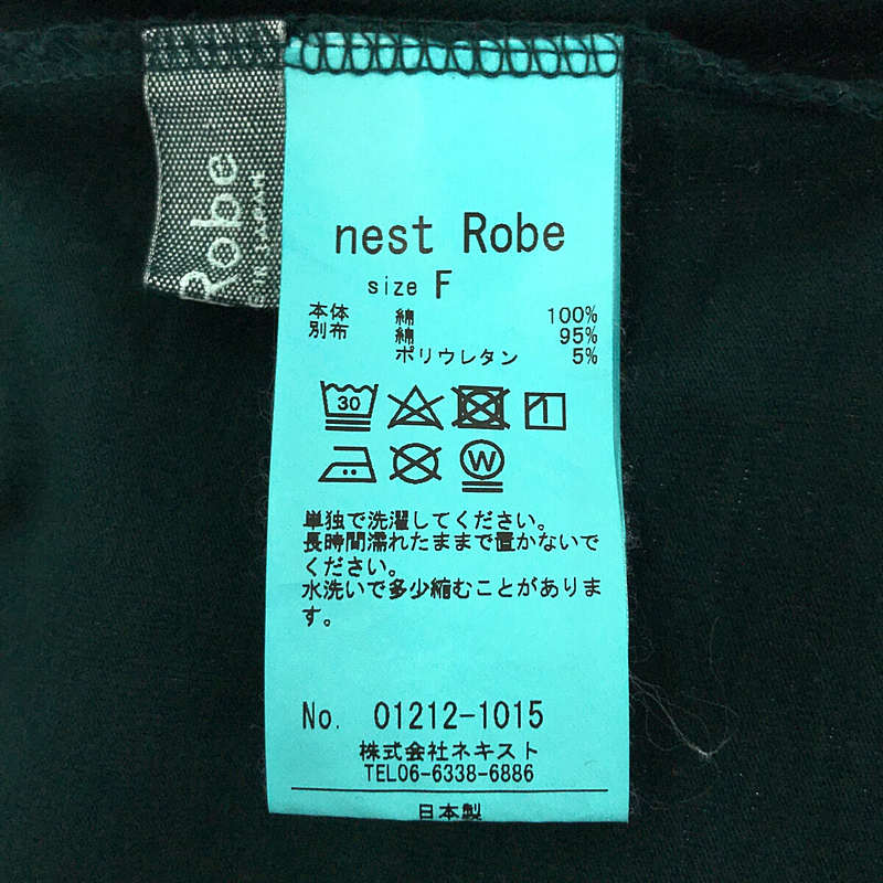 nest robe / ネストローブ 度詰め 天竺 半袖ワンピース