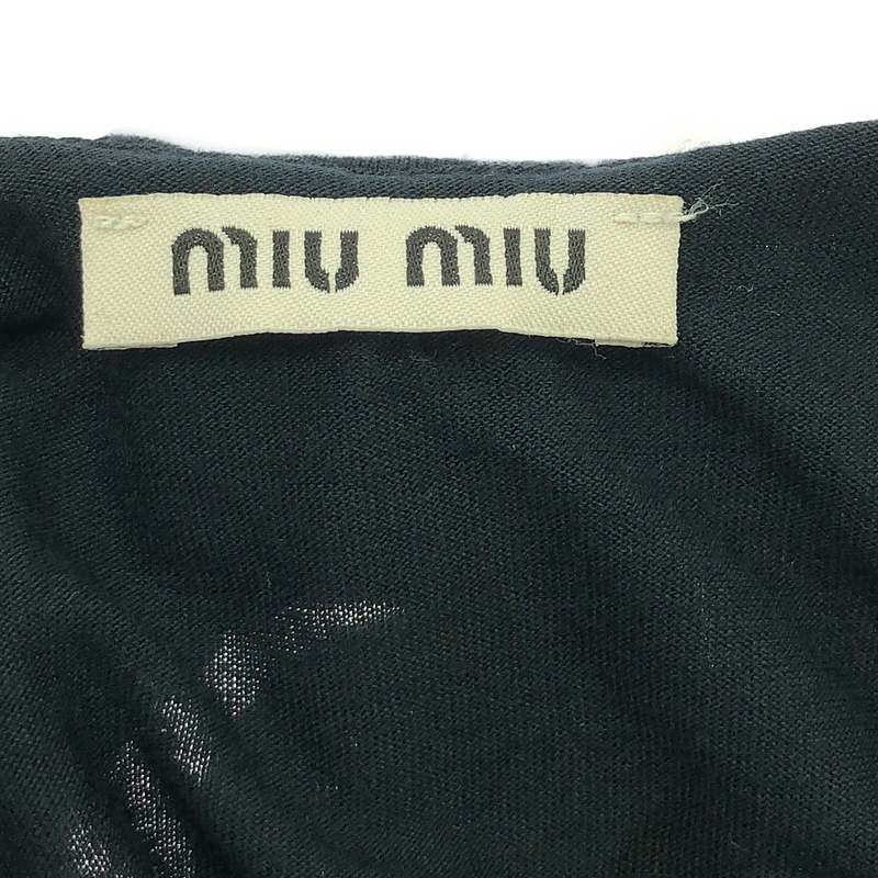 miu miu / ミュウミュウ ノースリーブ カットソー ワンピース