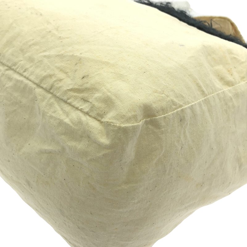 tricot COMME des GARCONS / トリココムデギャルソン 異素材 モヘヤ ファー切替 キャンバス ハンド トートバッグ