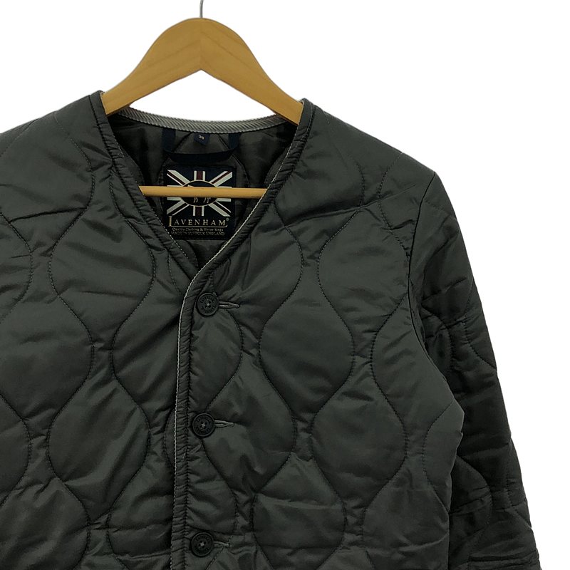 LAVENHAM / ラベンハム ノーカラー キルティング ジャケット