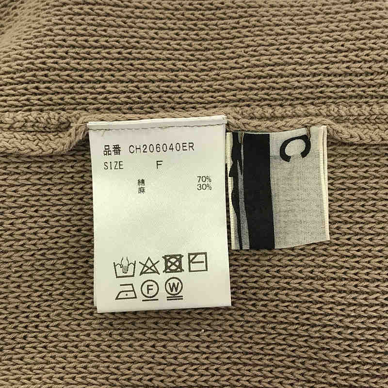 Chaos / カオス コットン リネン ニットベスト