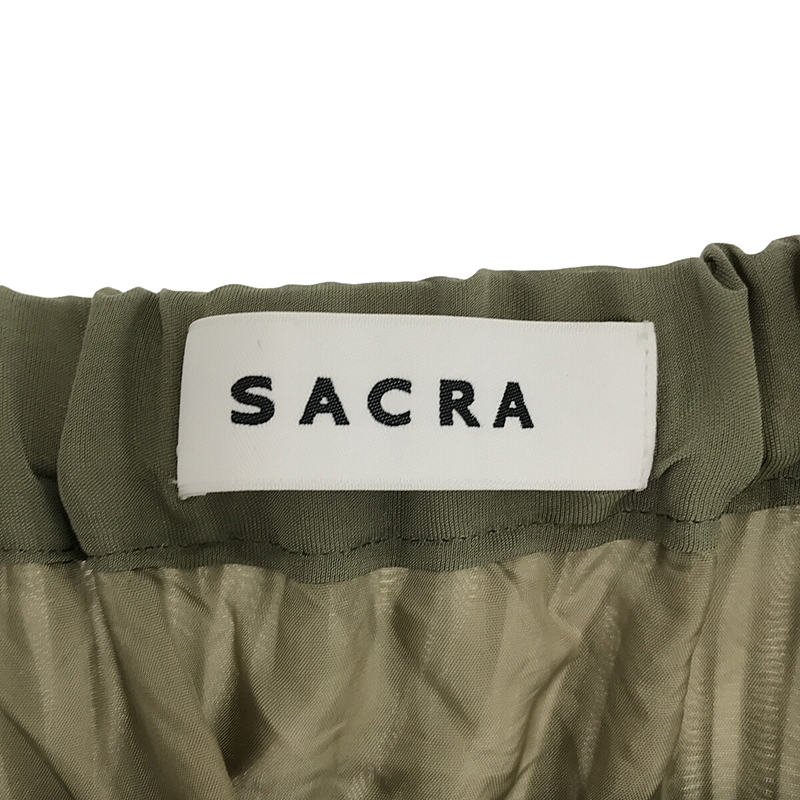 SACRA / サクラ ギャザー イージースカート