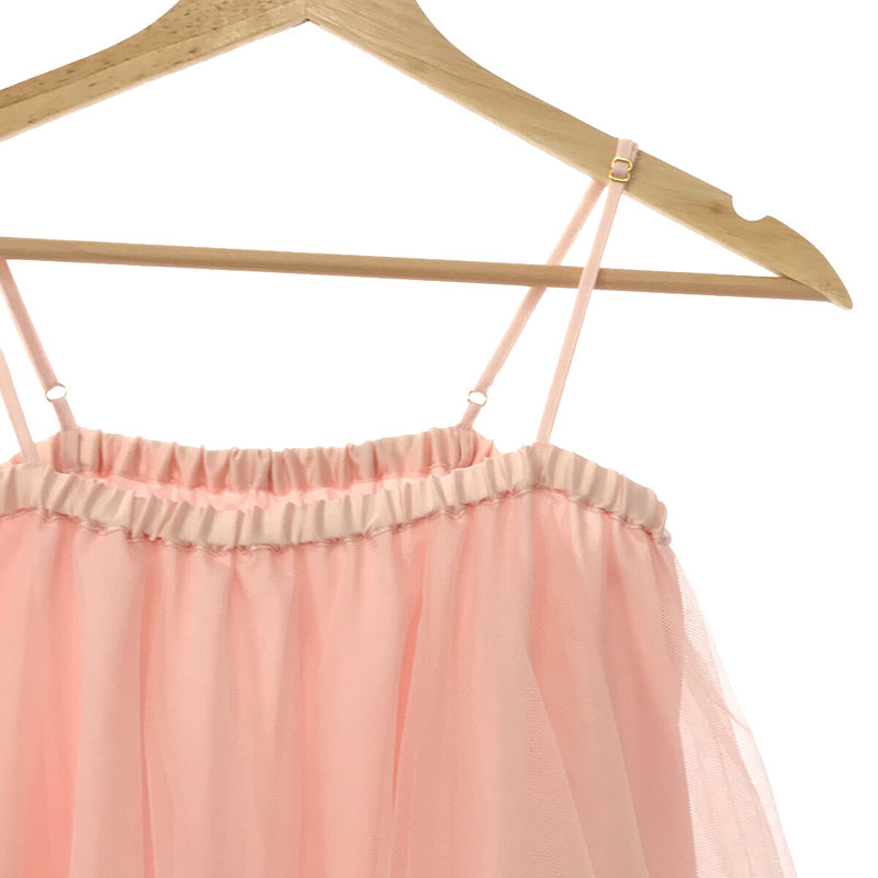 Charles Chaton / シャルルシャトン チュール ティアード ミニドレス