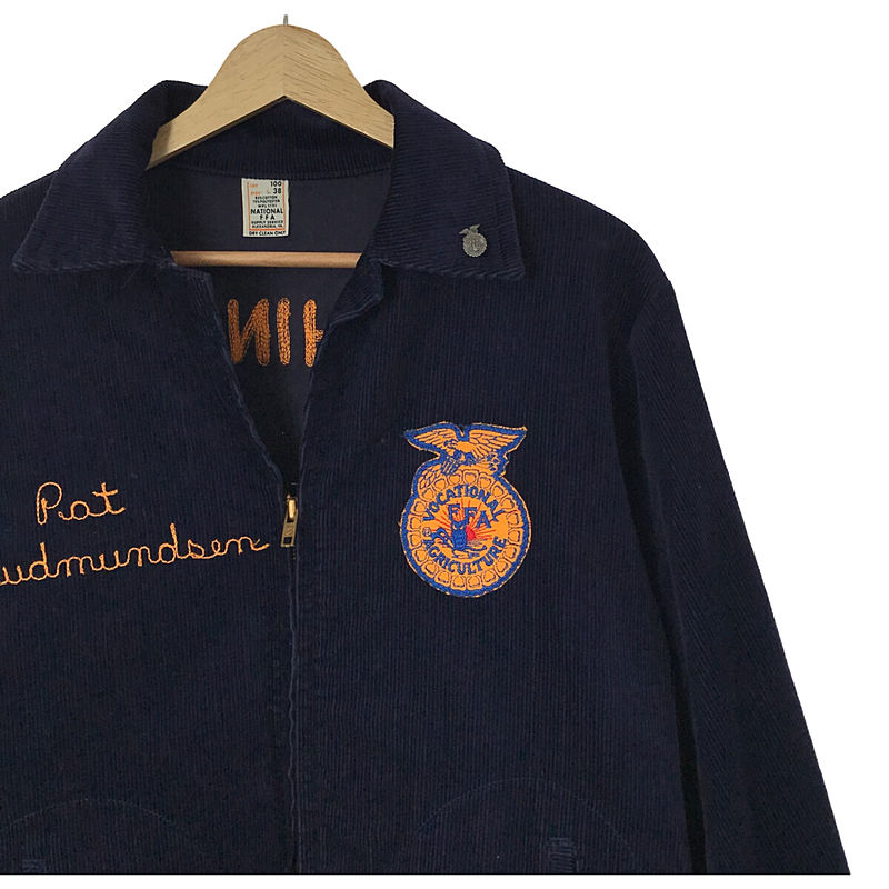 VINTAGE / ヴィンテージ古着 FFA ワッペン コーデュロイ ファーマーズ ジャケット