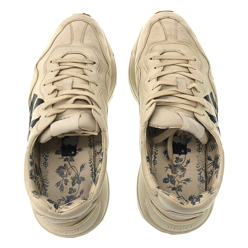 GUCCI / グッチ ×NEW YORK YANKEES NYプリントレザーダッドスニーカー