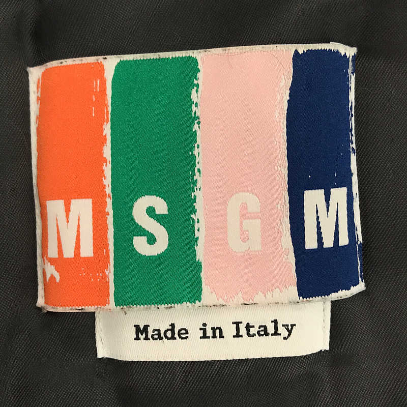 MSGM / エムエスジーエム ファー 付 フーデッドコート