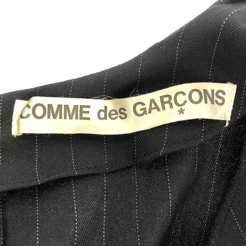 COMME des GARCONS / コムデギャルソン セットアップ / 変形 インサイドアウト チュニック / スリット スカート