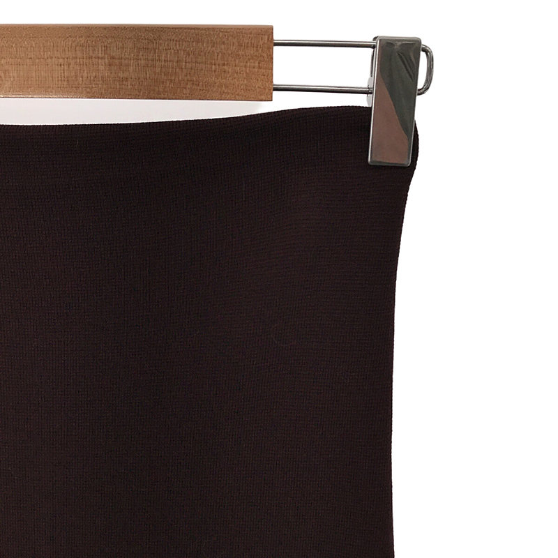 Chaos / カオス バックスリット ニット ロングスカート