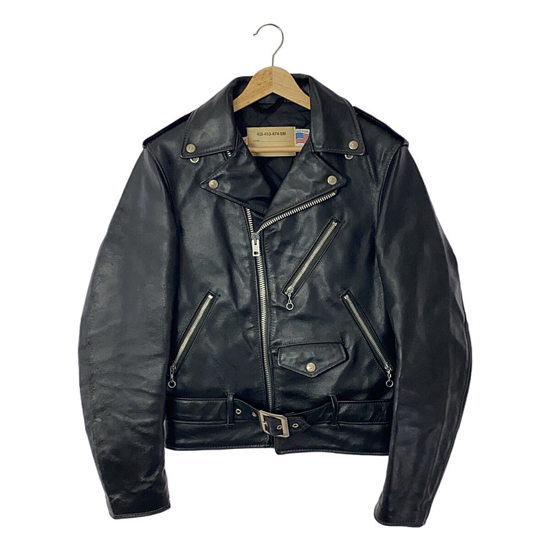 418 leather jacket / ダブルライダース レザージャケット