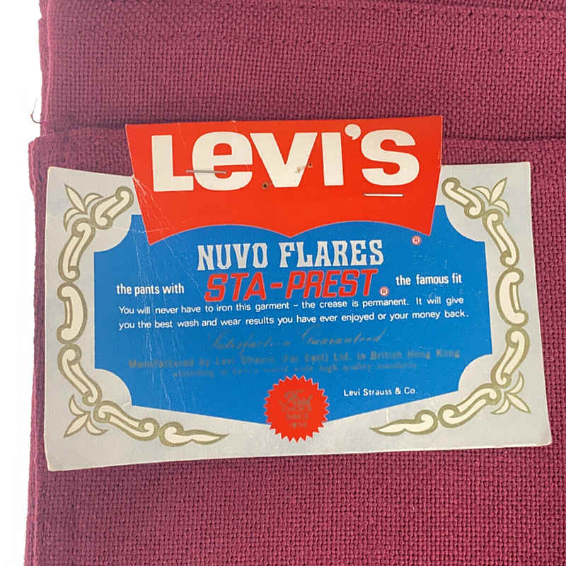 Levi's / リーバイス 1970s〜 VINTAGE STA-PREST / スタプレ BIG E ブーツカット フレアパンツ