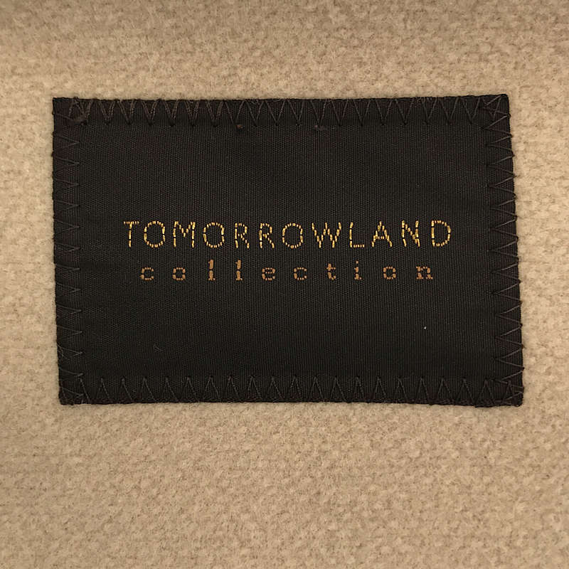 TOMORROWLAND collection / トゥモローランドコレクション ウール メルトン ノーカラージャケット