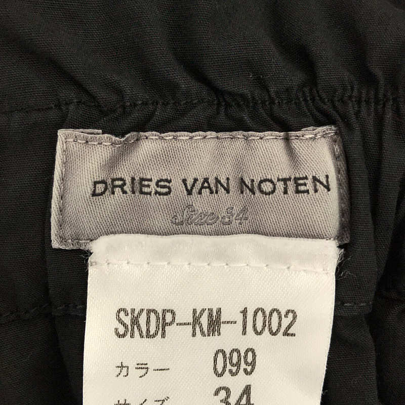 DRIES VAN NOTEN / ドリスヴァンノッテン 2way ウエストデザイン ワイドポケットワンピース