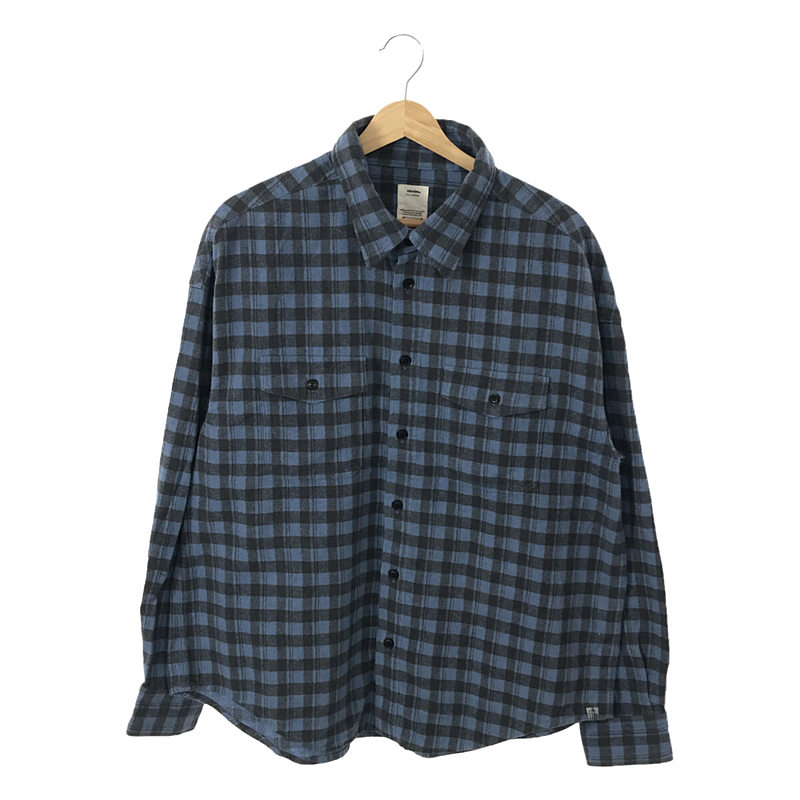 PIONEER L/S KHADI CHECK / ヴィンテージ加工 チェックシャツ