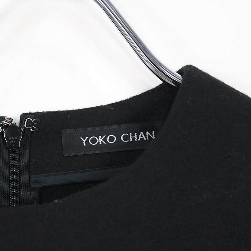 YOKO CHAN / ヨーコチャン YCD-044 メルトン七分丈ワンピース