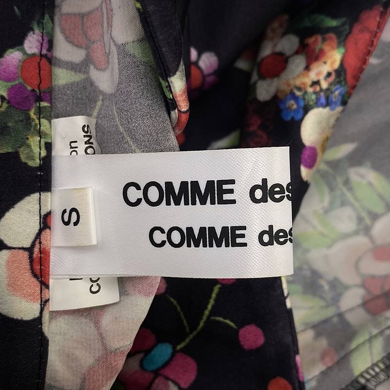 COMME des GARCONS COMME des GARCONS / コムコム シルク 花柄チャイナシャツ