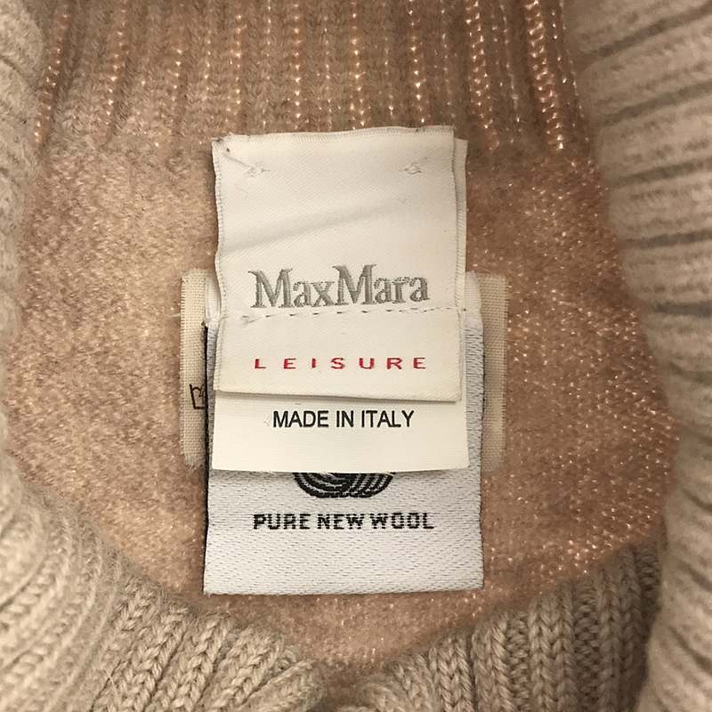 Max Mara / マックスマーラ LEISURE ウール タートルネックニット