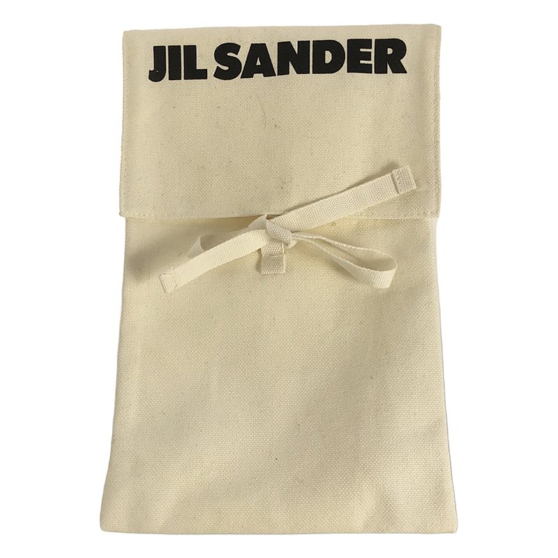 JIL SANDER / ジルサンダー METAL DRAWSTRING SMALL メタル ドローストリング スモール  レザー 巾着型 ハンドバッグ ポーチ