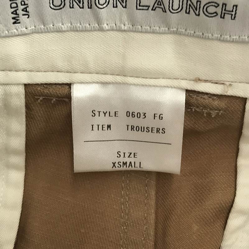 UNION LAUNCH / ユニオンランチ TROUSERS ストレートパンツ