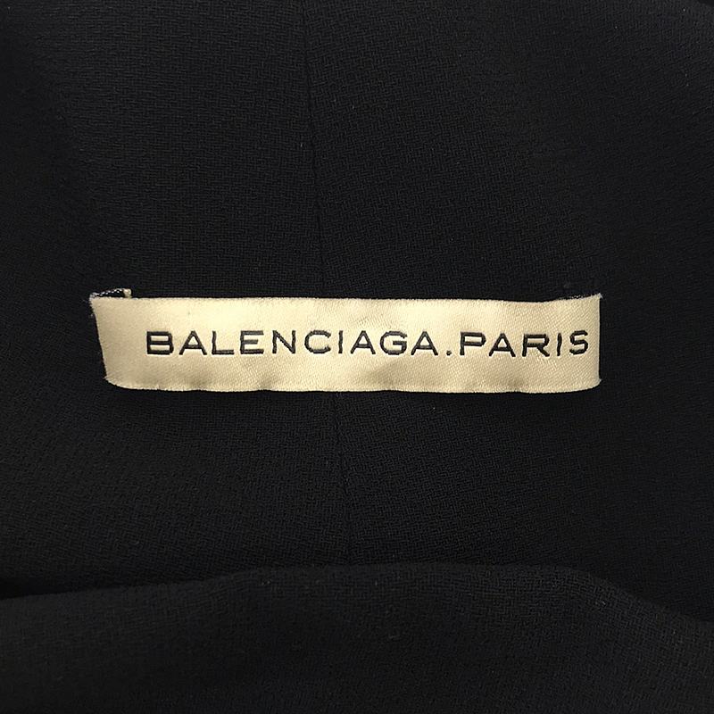 BALENCIAGA / バレンシアガ ハイネック ベルテッド ノースリーブ プルオーバー