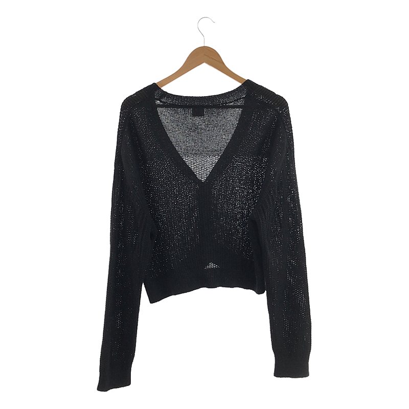 6(ROKU) / ロク MESH CARDIGAN カーディガン