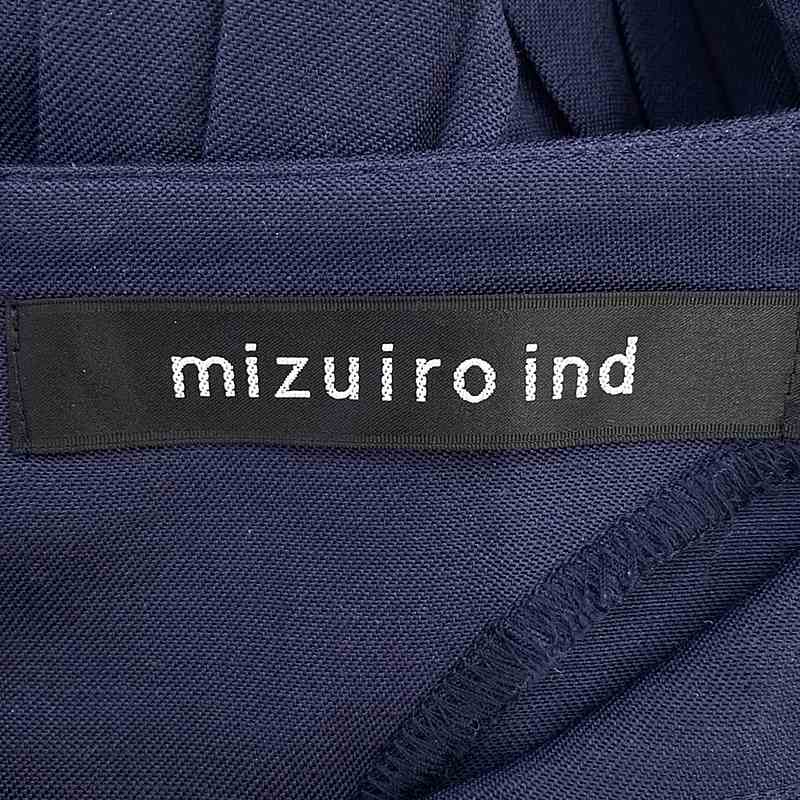 mizuiroind / ミズイロインド プリーツシャツ ブラウス