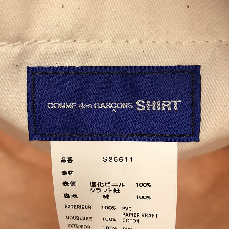 COMME des GARCONS SHIRT / コムデギャルソンシャツ 2WAY PVC PAPER SHOPPAER ペーパーショッパーバッグ