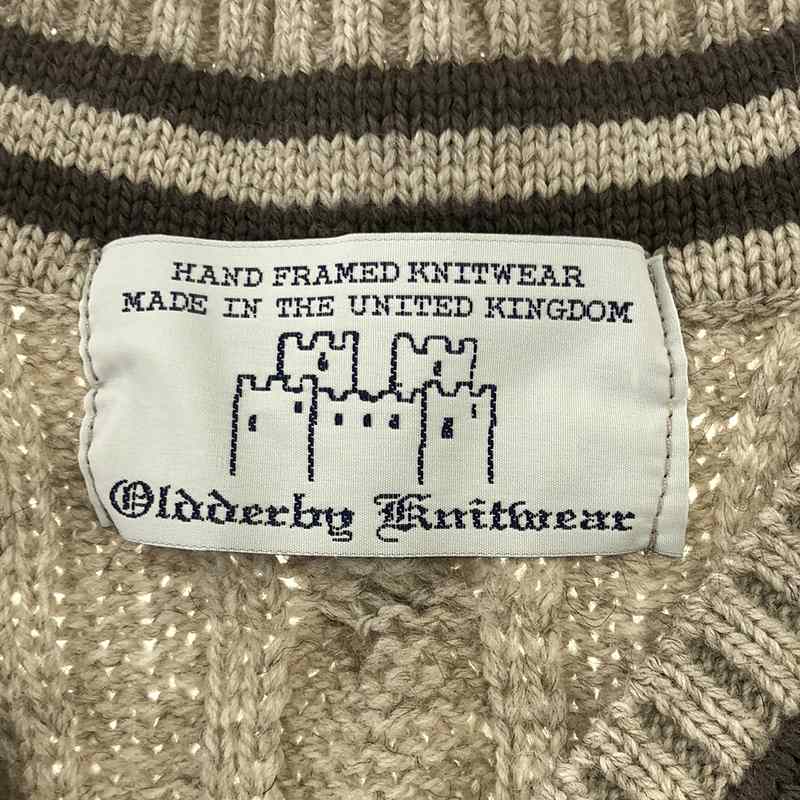 Spick and Span / スピックアンドスパン × Oldderby Knitwear オールドダービーニットウェア別注 クリケットケーブルニットベスト