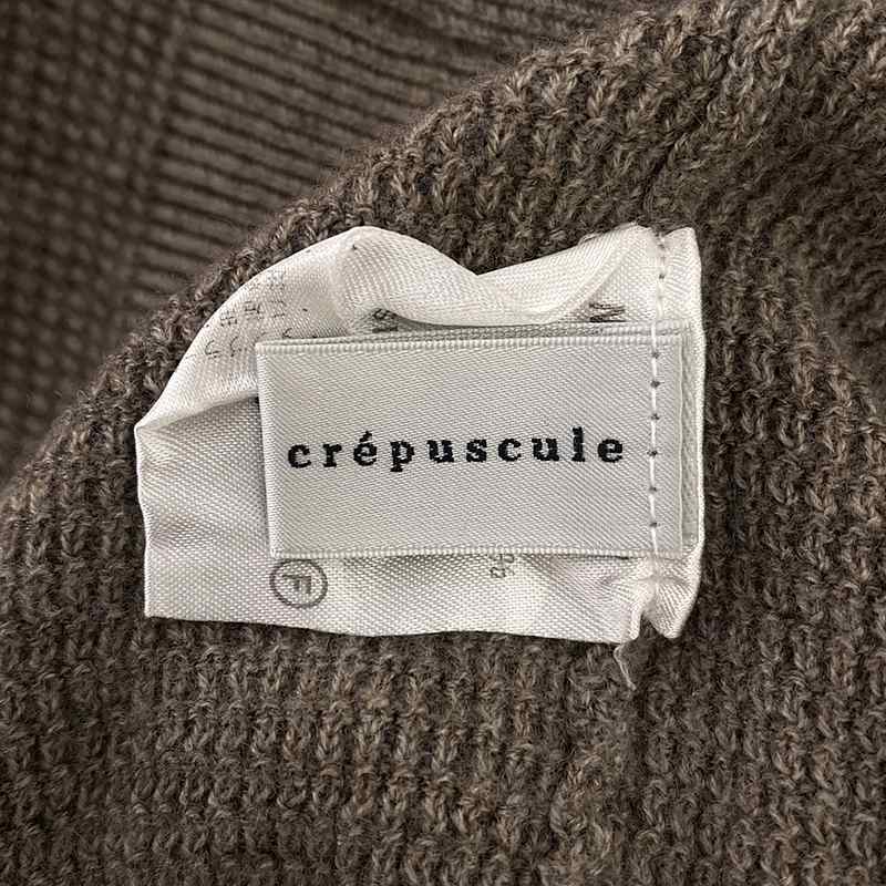 Crepuscule / クレプスキュール クルーネック ニット プルオーバー