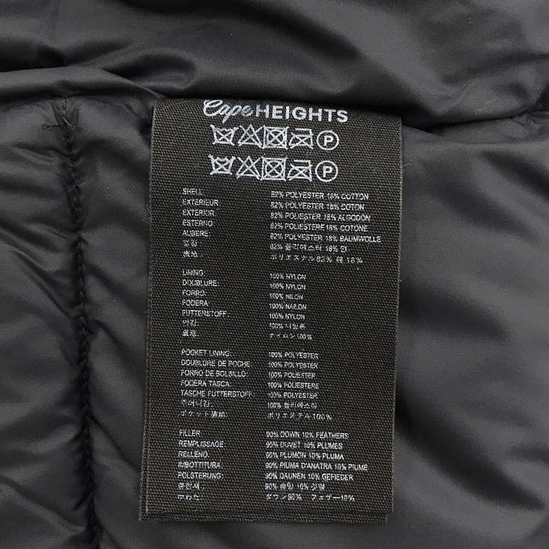 Cape Heights / ケープハイツ DALMENY JACKET / チンストラップ付き ダウンジャケット フーディ