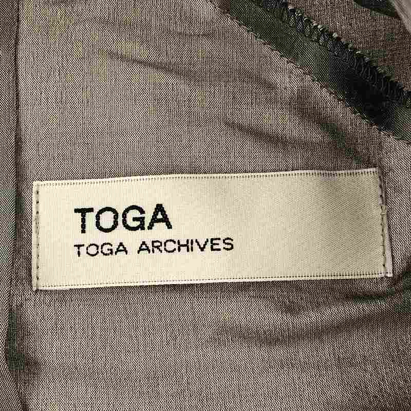 TOGA / トーガ サイドボタン フリンジ ウエスタン プルオーバー半袖シャツ