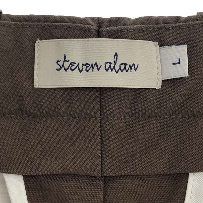 steven alan / スティーブンアラン NYLON/OX SUPER BAGGY TAPERED PANTS ナイロンオックス バギー テーパードパンツ