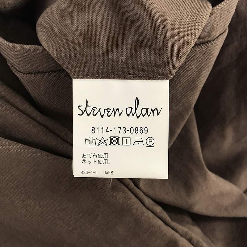 steven alan / スティーブンアラン NYLON/OX SUPER BAGGY TAPERED PANTS ナイロンオックス バギー テーパードパンツ