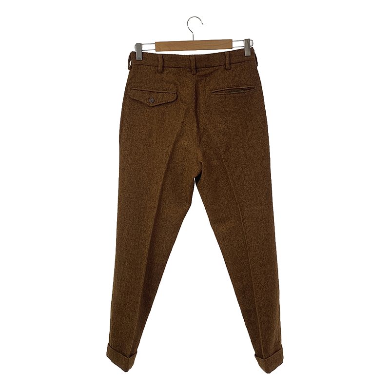 BROWN by 2-tacs / ブラウンバイツータックス TIGHT SLACKS グリッドループツイード タイトスラックス