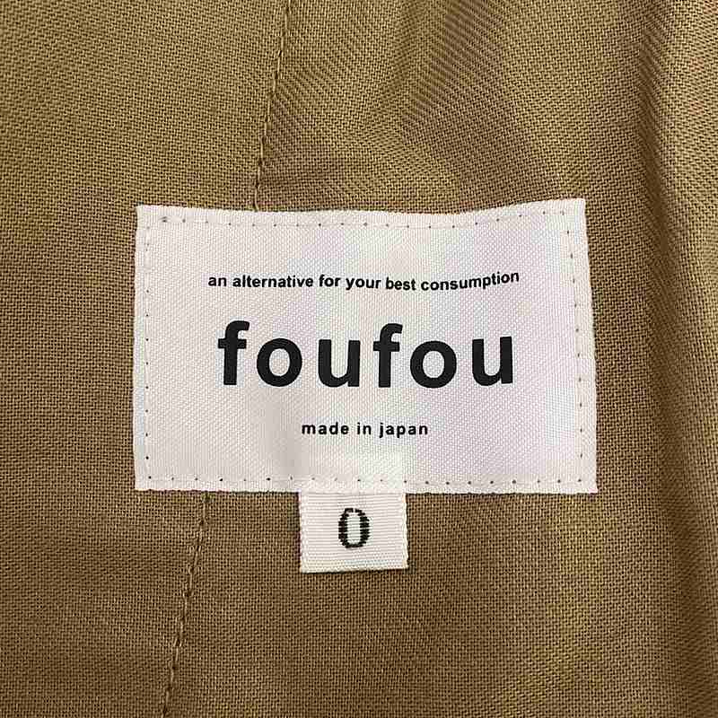 foufou / フーフー adjust straight pants パンツ