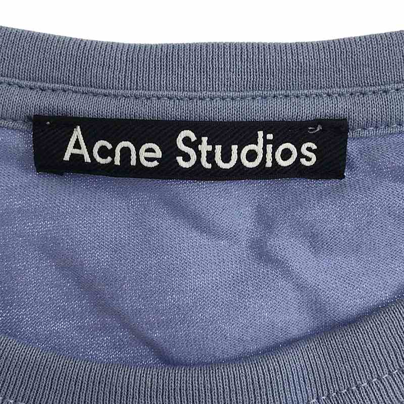 Acne Studios / アクネストゥディオズ フェイスロゴパッチ クルーネック Tシャツ