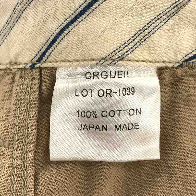 ORGUEIL / オルゲイユ WORK PANTS ヘリンボーン ワークパンツ