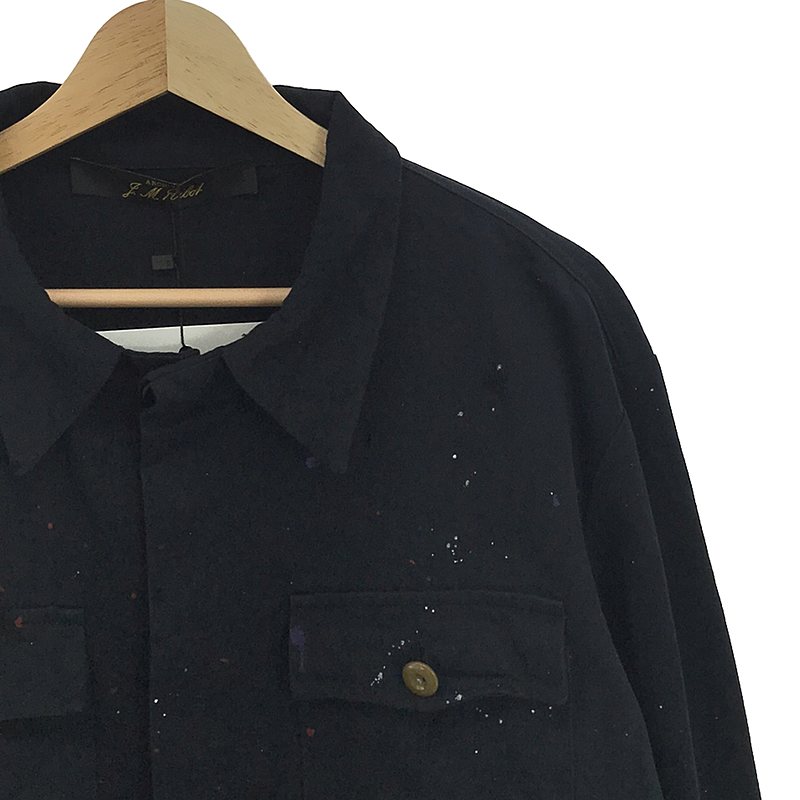 ARCHIVIO J.M.Ribot / アルキビオジェイエムリボット PAINTED WORKER JACKET ヴィンテージコットンツイル ペイント加工 ワーカージャケット