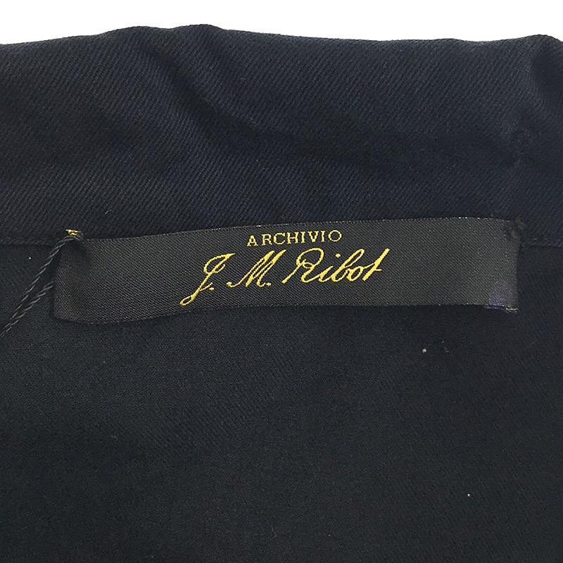 ARCHIVIO J.M.Ribot / アルキビオジェイエムリボット PAINTED WORKER JACKET ヴィンテージコットンツイル ペイント加工 ワーカージャケット