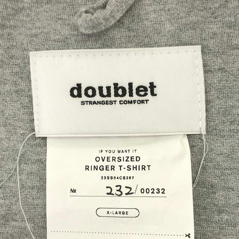 doublet / ダブレット OVERSIZED RINGER T-SHIRT Tシャツ