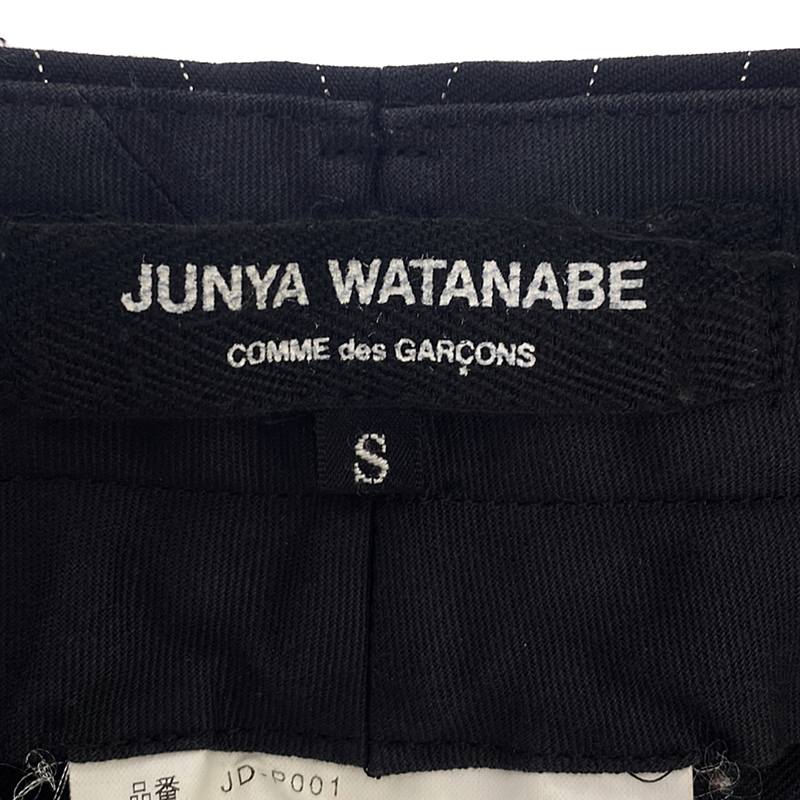 JUNYA WATANABE COMME des GARCONS / ジュンヤワタナベ ウール ストライプ スラックスパンツ