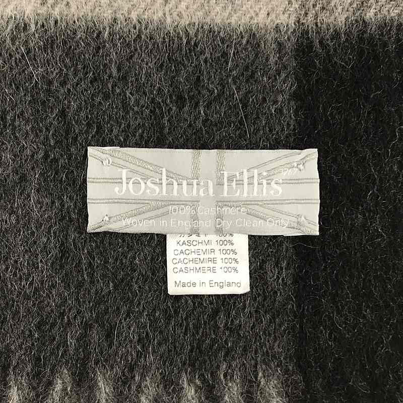 JOSHUA ELLIS / ジョシュアエリス cashmere 100％ / カシミヤ フリンジ ストール マフラー / ユニセックス