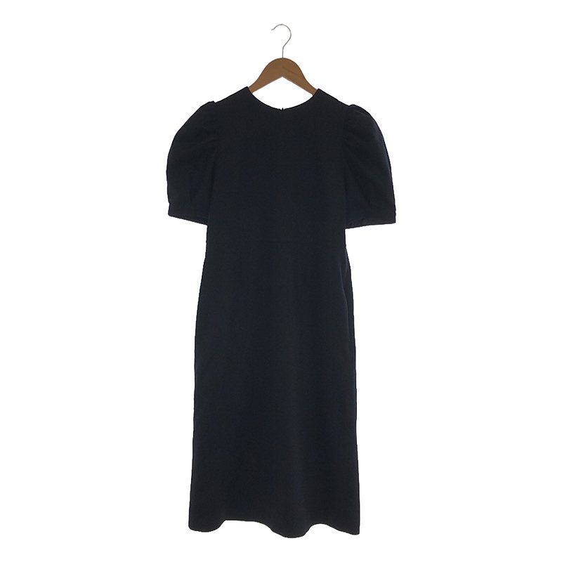 PUFF-SLEEVE MIDI DRESS / パフスリーブ ドレス ワンピース