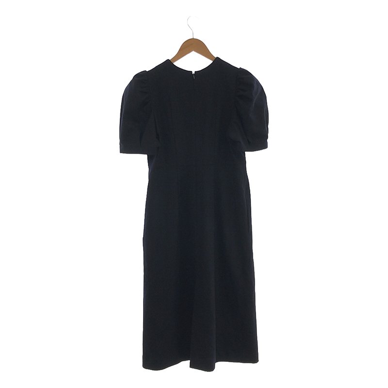 BORDERS at BALCONY / ボーダーズアットバルコニー PUFF-SLEEVE MIDI DRESS / パフスリーブ ドレス ワンピース