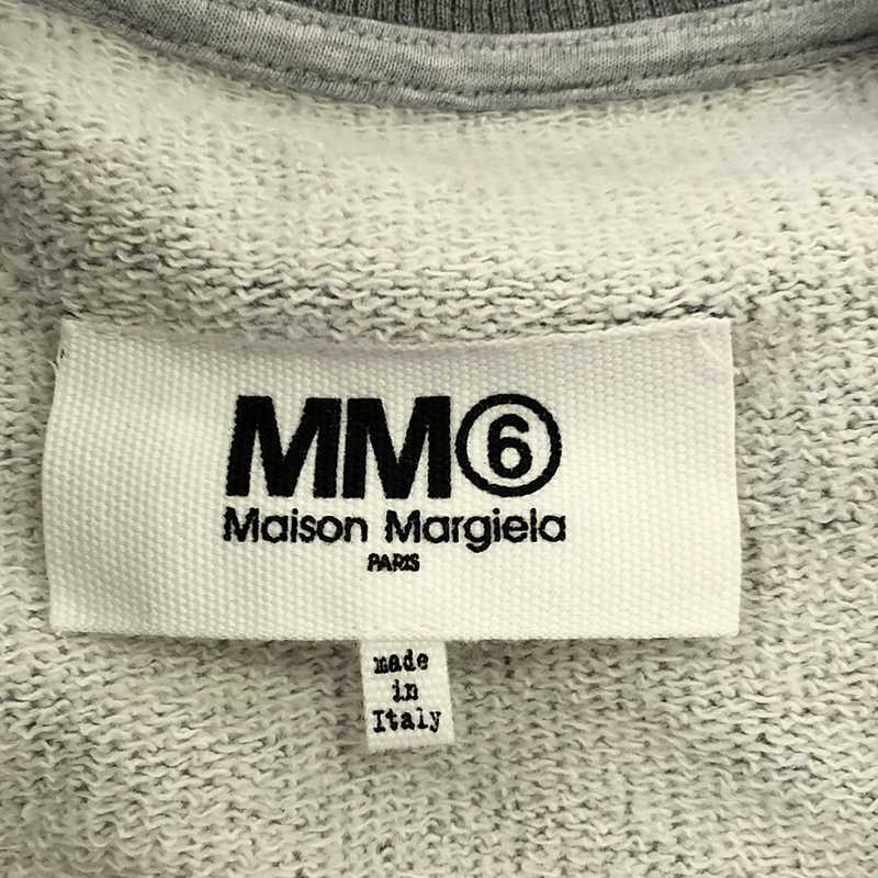 MM6 Maison Margiela / エムエムシックスメゾンマルジェラ クルーネック サイドスリット ロゴ スウェット ワンピース