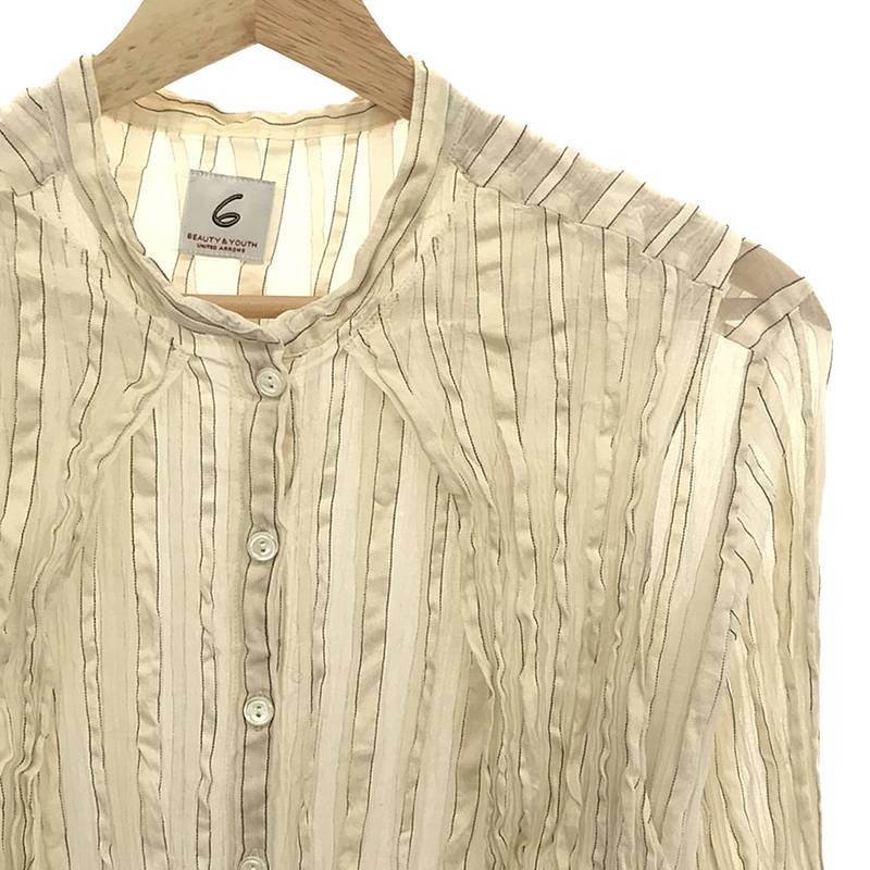 6(ROKU) / ロク SUKE STRIPE SHIRT シャツ