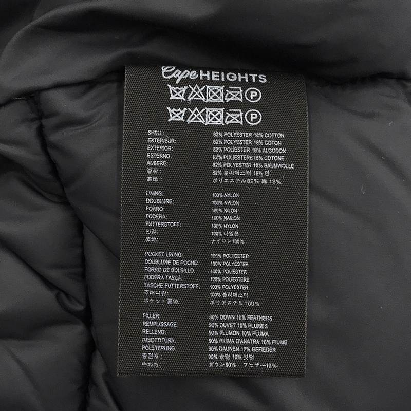 Cape Heights / ケープハイツ DALMENY JACKET / チンストラップ付き ダウンジャケット フーディ