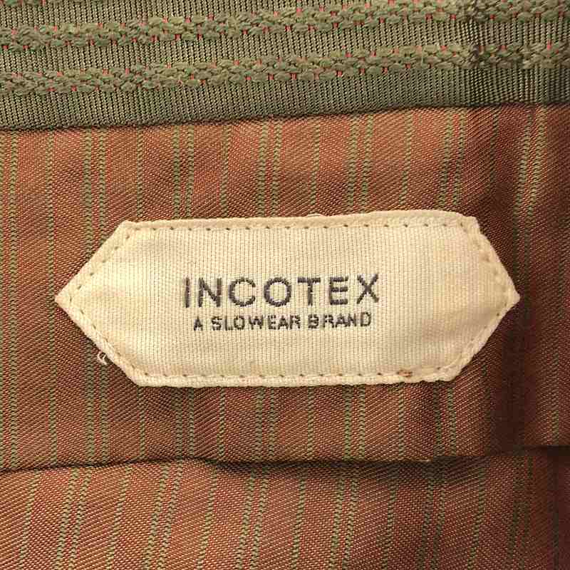 INCOTEX / インコテックス SUPER100S ウール SLIM FIT テーパードスラックス