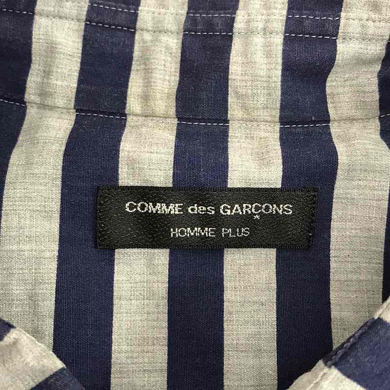 COMME des GARCONS HOMME PLUS / コムデギャルソンオムプリュス ニット装飾 ボーダー シャツ