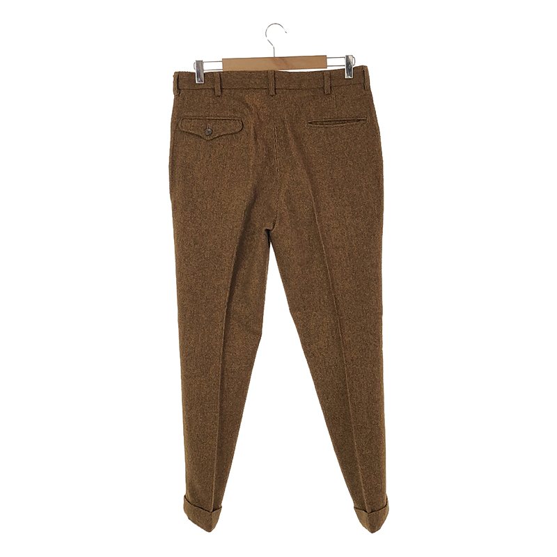 BROWN by 2-tacs / ブラウンバイツータックス TIGHT SLACKS グリッドループツイード タイトスラックス